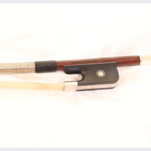 R-5292 French bass bow branded Claude Marchand French