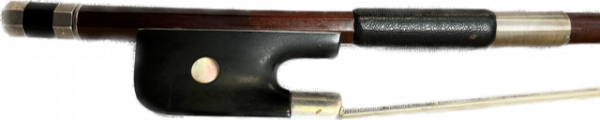 R-5427 French bass bow branded Steven Reiley - Image 3