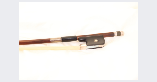 R-3727 French bass bow branded Lothar Seifert