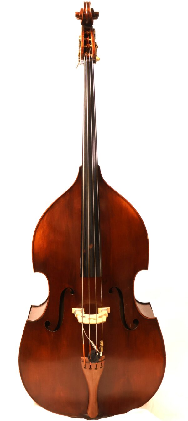 Chinese double bass labeled Guarneri house with pickup RS-1135