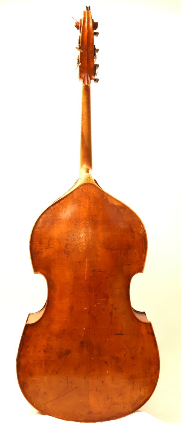 Double bass labeled Herman Lowendall, Berlin, with Robertson and Sons extension RS-5532 - Image 2