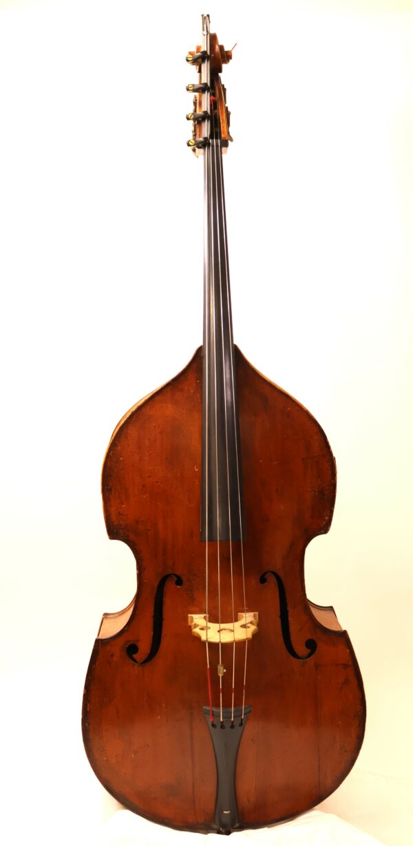 Double bass labeled Herman Lowendall, Berlin, with Robertson and Sons extension RS-5532