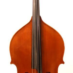 Double bass labeled  "Made in Germany, Mittenwald/Karwendel" RS-5556