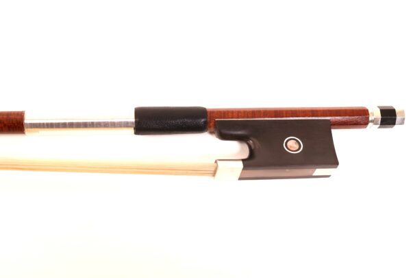 Unbranded Carbon Fiber, Pernambuco Veneer Violin Bow, Metal Tip B-5611
