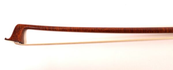 Unbranded Carbon Fiber, Pernambuco Veneer Violin Bow, Metal Tip B-5611 - Image 2