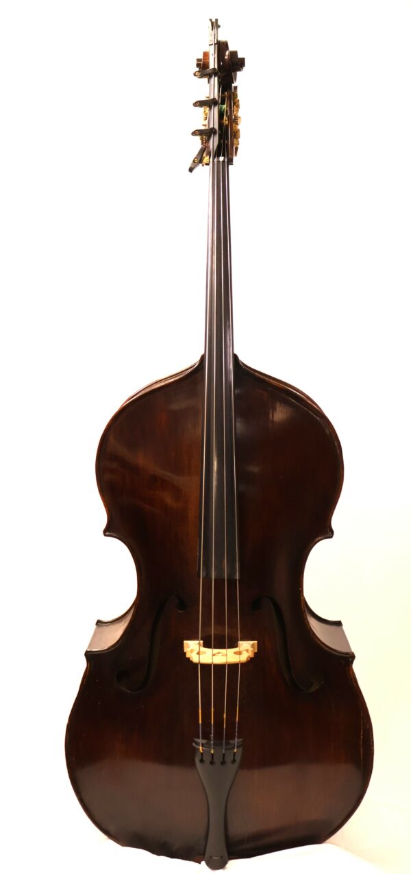 Double bass labeled Rumano A. Solano Double Bass No. 31 1995 R-2005