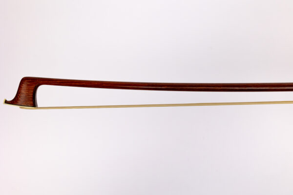 S. Dallman Violin Bow, Massaranduba wood, silver mounted B-5619 - Image 2