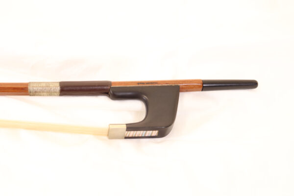 German bass bow branded August Rau